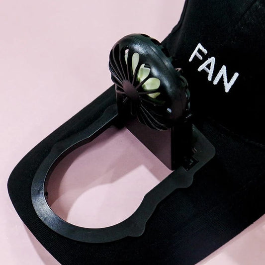 Cap with inbuilt Fan to Keep You Cool Best for Men & Women Used in Summer Cooling, Kitchen, Sports, Home, Office, and Outdoor with Rechargeable USB Fan.( random colours)